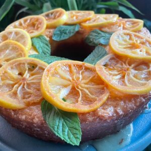 Cheese and lemon cake